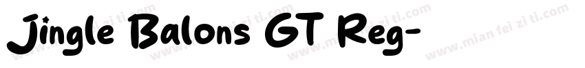 Jingle Balons GT Reg字体转换